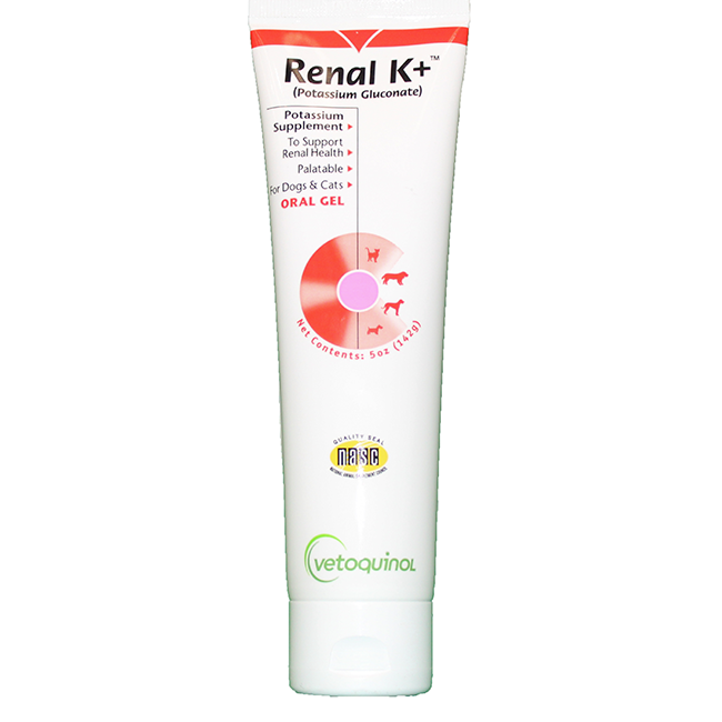 Renal K+ Gel Oral 142 Gr - Vetoquinol Renal K+ Gel Oral 142 Gr - Vetoquinol